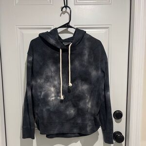 American Threads navy marble tie dye Hoodie
